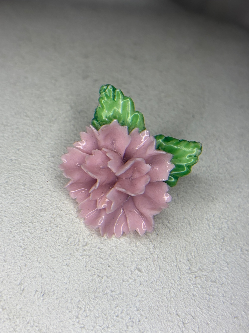 porcelain small Cottagecore flower brooch